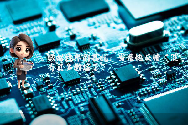数据边界的真相：当系统反馈“没有更多数据了”