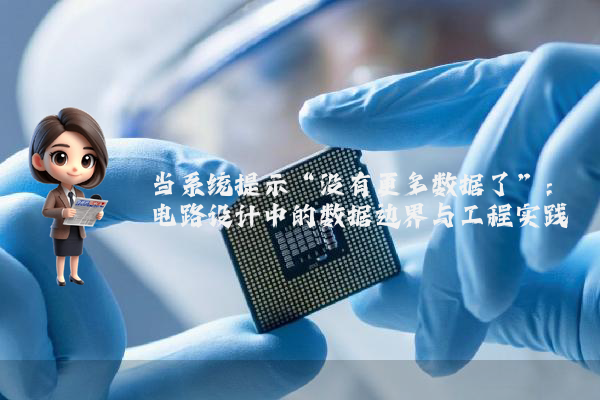 当系统提示“没有更多数据了”：电路设计中的数据边界与工程实践