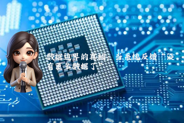 数据边界的真相：当系统反馈“没有更多数据了”